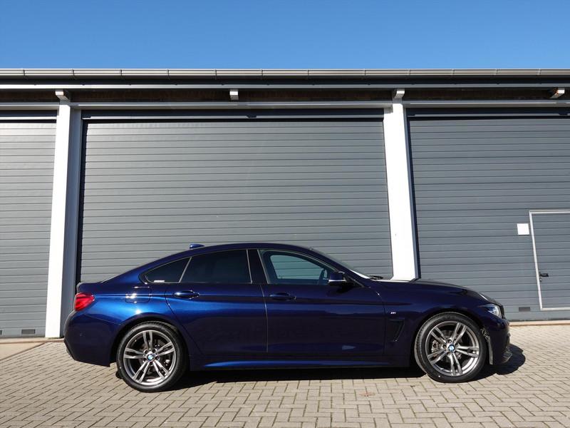 BMW 4-Serie Gran Coupé (f36) 418i AUT M Sport High Executive NAP CARBON DIGIDASH STOELVERWARMING CAMERA LEER LED NAVI ELEKTRI KLEP 