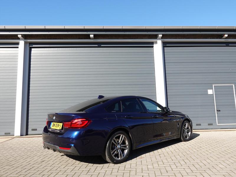 BMW 4-Serie Gran Coupé (f36) 418i AUT M Sport High Executive NAP CARBON DIGIDASH STOELVERWARMING CAMERA LEER LED NAVI ELEKTRI KLEP 