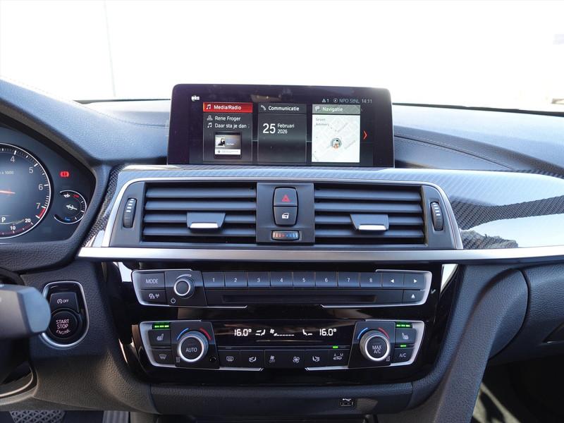 BMW 4-Serie Gran Coupé (f36) 418i AUT M Sport High Executive NAP CARBON DIGIDASH STOELVERWARMING CAMERA LEER LED NAVI ELEKTRI KLEP 