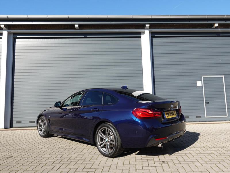 BMW 4-Serie Gran Coupé (f36) 418i AUT M Sport High Executive NAP CARBON DIGIDASH STOELVERWARMING CAMERA LEER LED NAVI ELEKTRI KLEP 